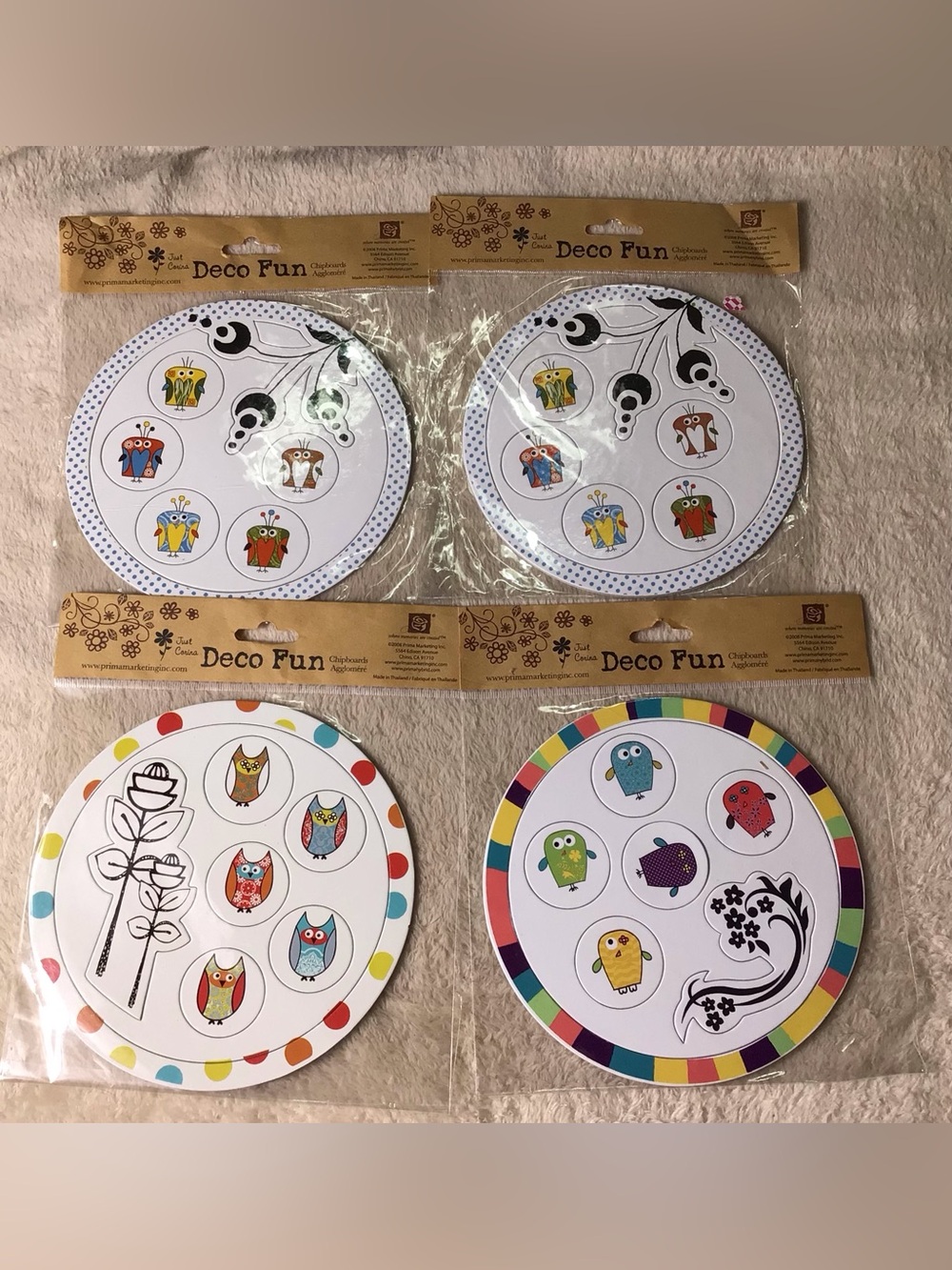 Deco fun chipboard